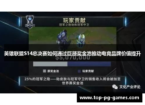英雄联盟S14总决赛如何通过巨额奖金池推动电竞品牌价值提升